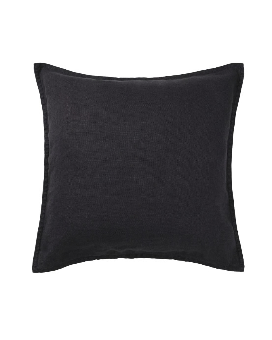 DYTAG Linen Cushion Cover - Black