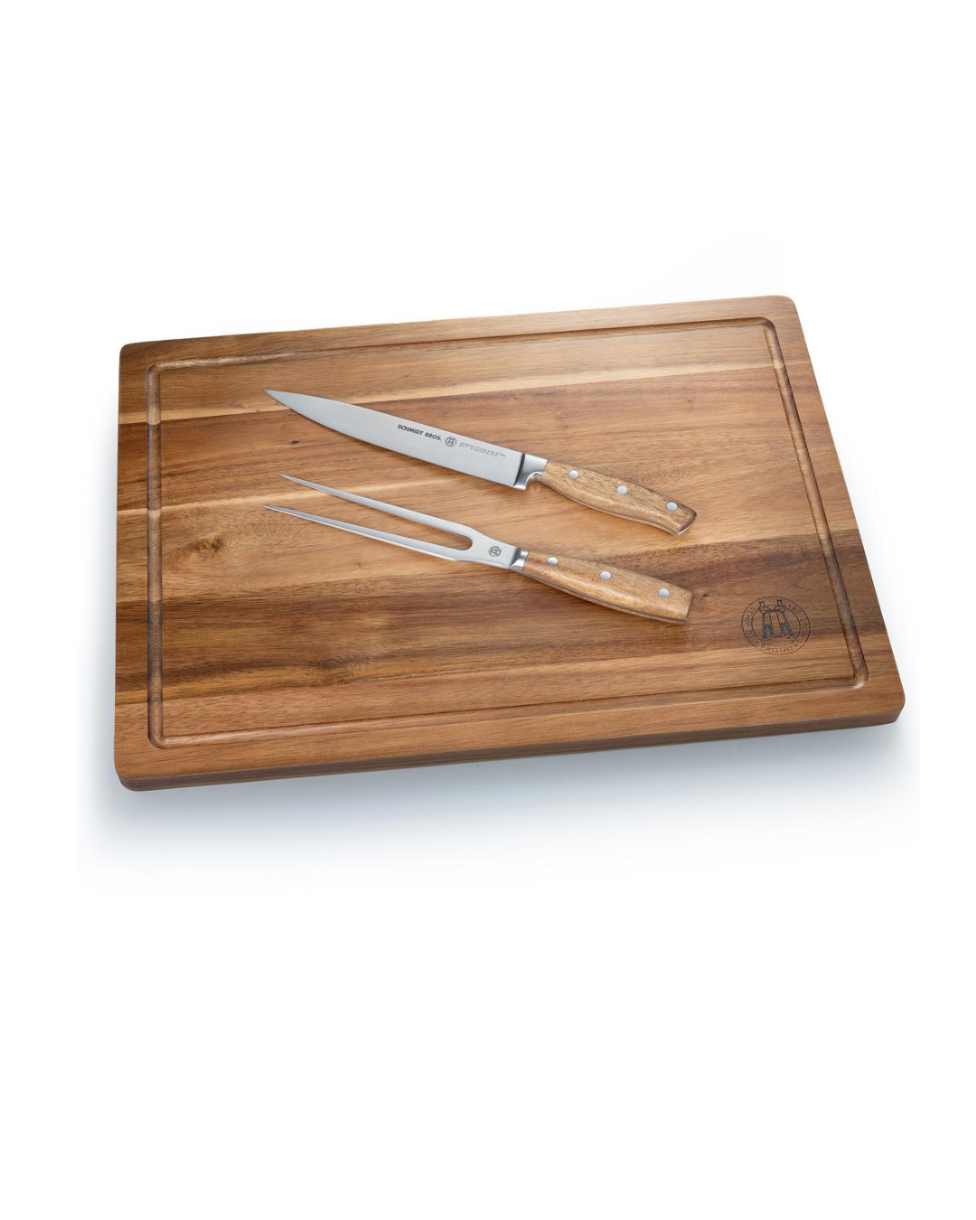 Carving Cutlery Set & Cutting Board