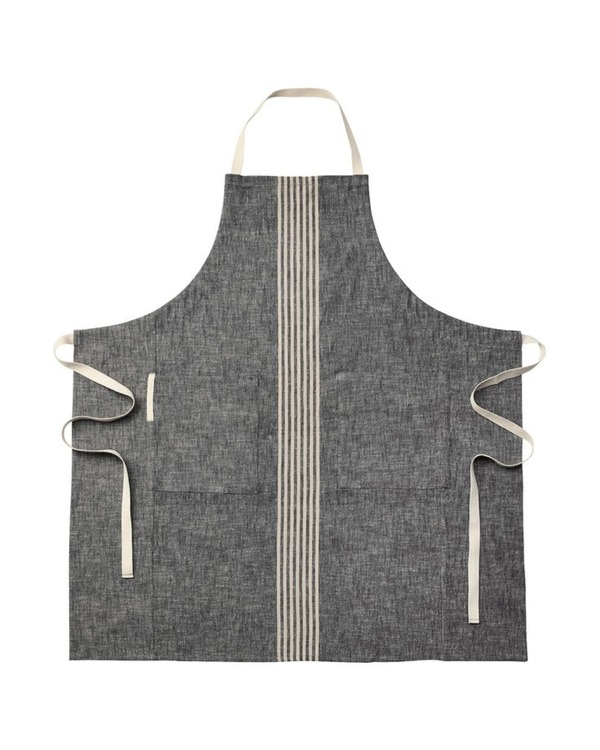 MARIATHERES Apron – Linen-Cotton Blend, Classic Style