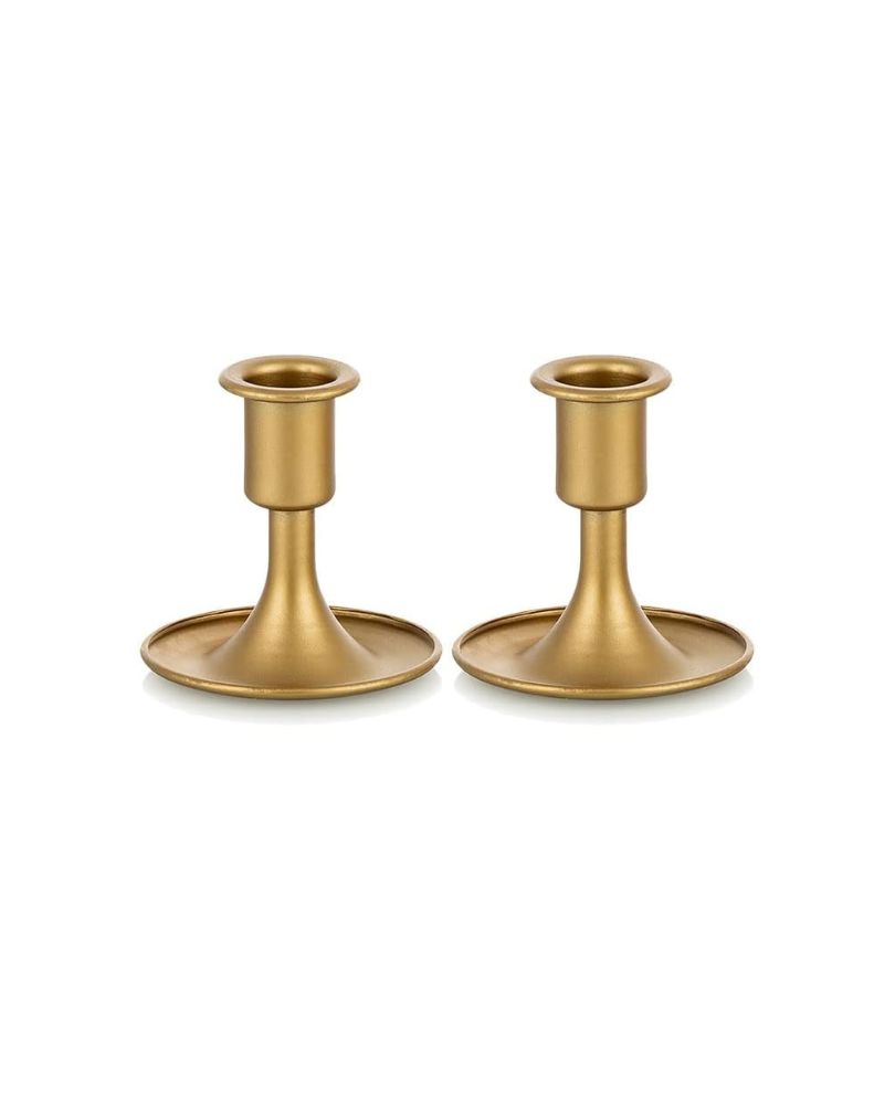 Gold Alloy Candle Holder