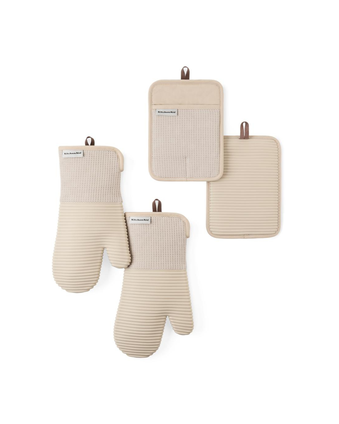 Kitchenaid Oven Mitt 4 Piece Set Beige