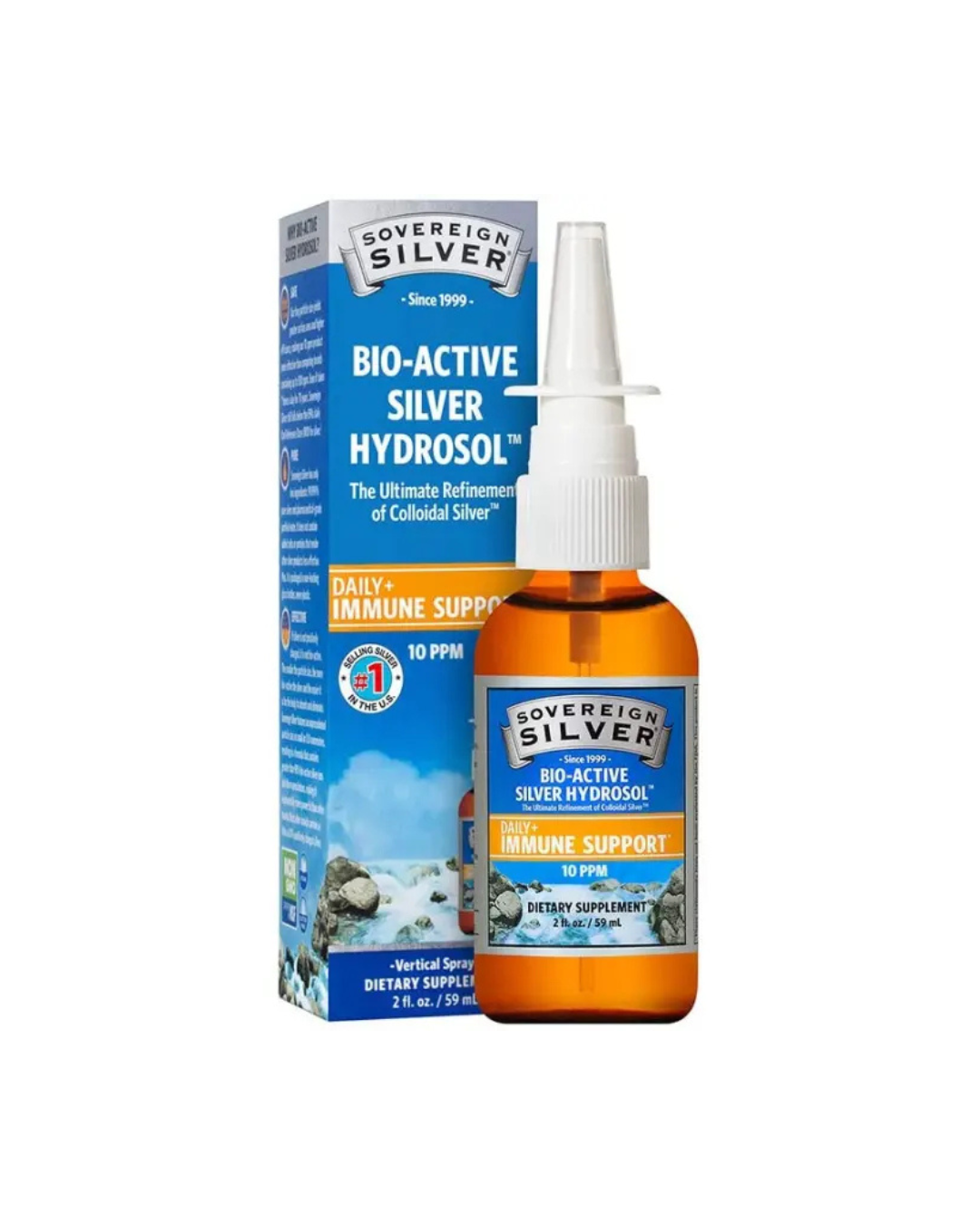 Sovereign Silver Colloidal Silver Vertical Spray