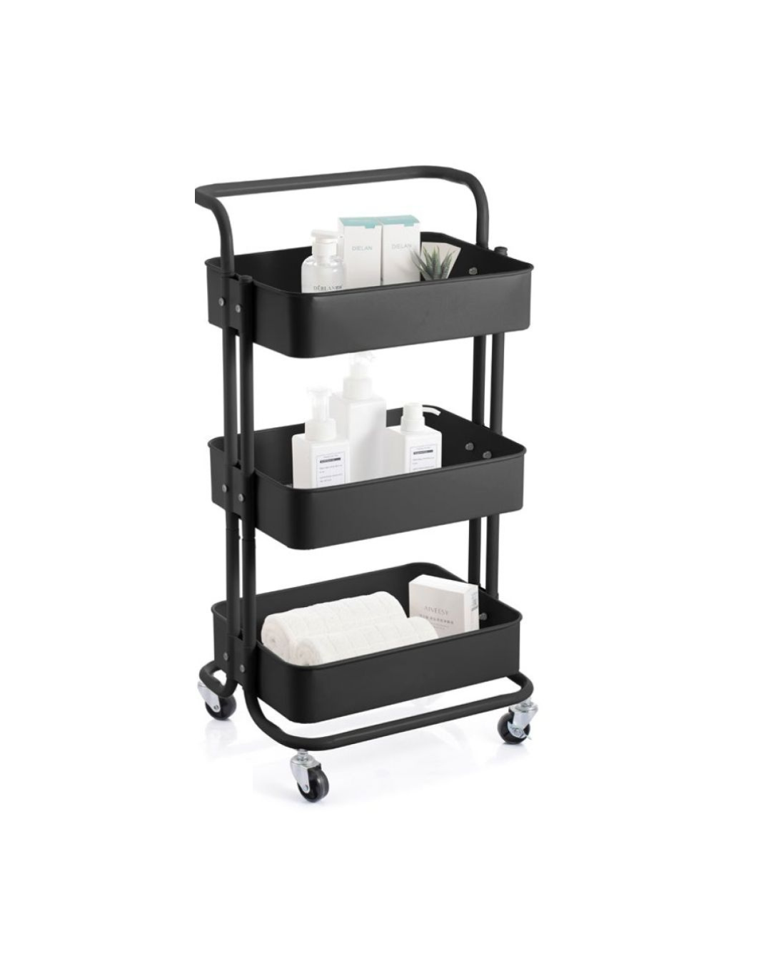 3 Tier Black Cart