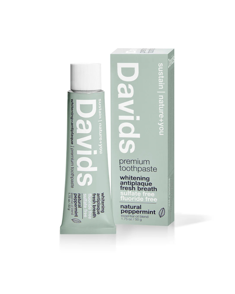 DAVIDS Premium Natural Toothpaste – Travel Size Peppermint