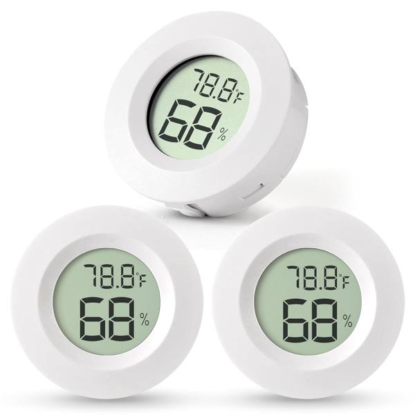 3-Pack Digital Humidity Meter Gauge Temperature