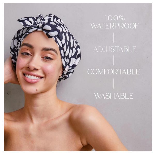GRACE & COMPANY Waterproof Shower Cap For Women