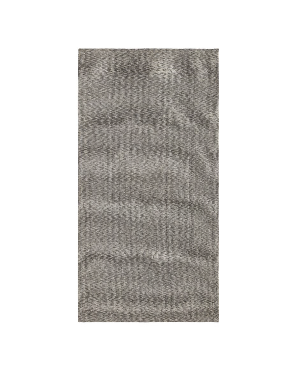 TIPHEDE Flatwoven,Rug, Black/Natural