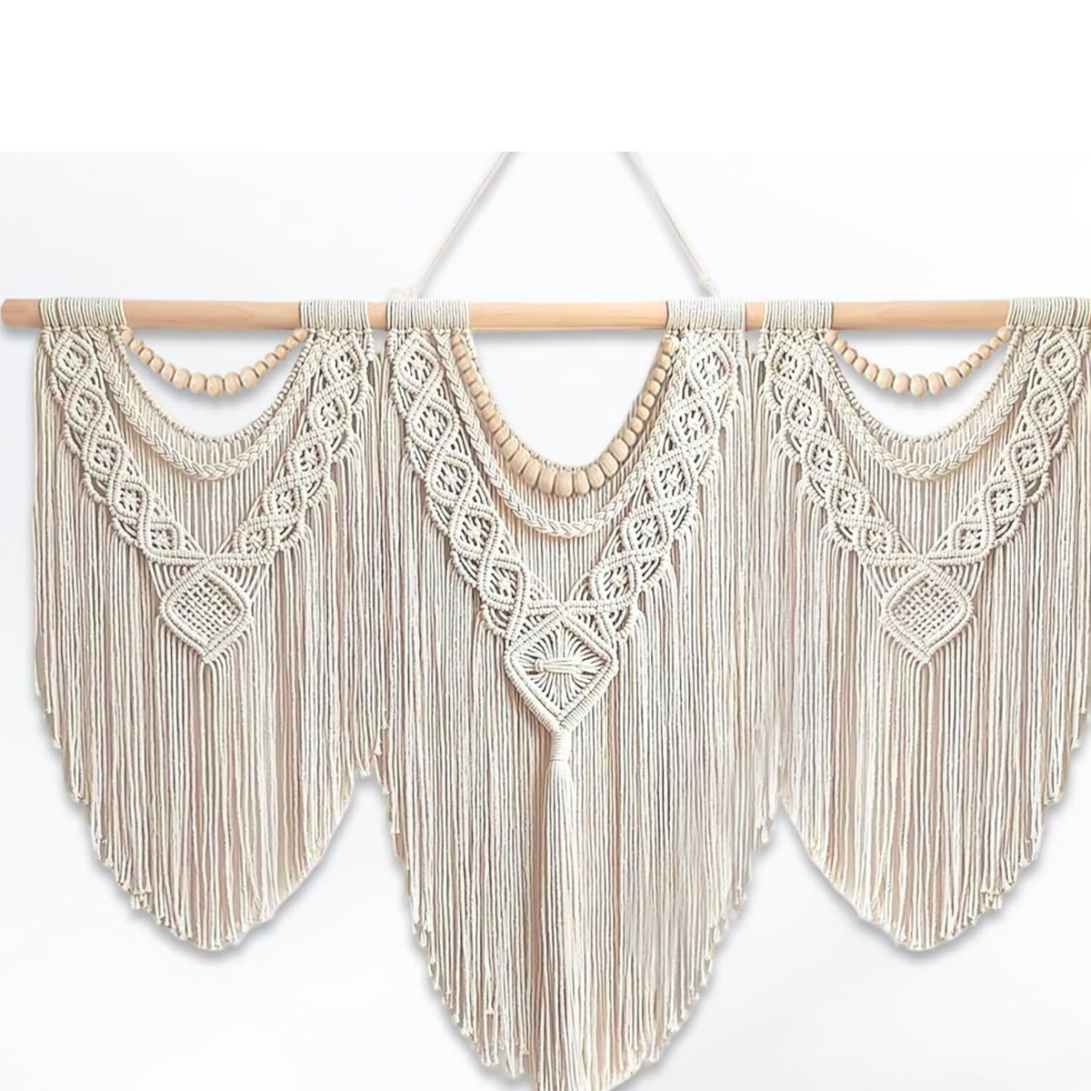 Macrame Wall Hanging Handmade Boho Tapestry