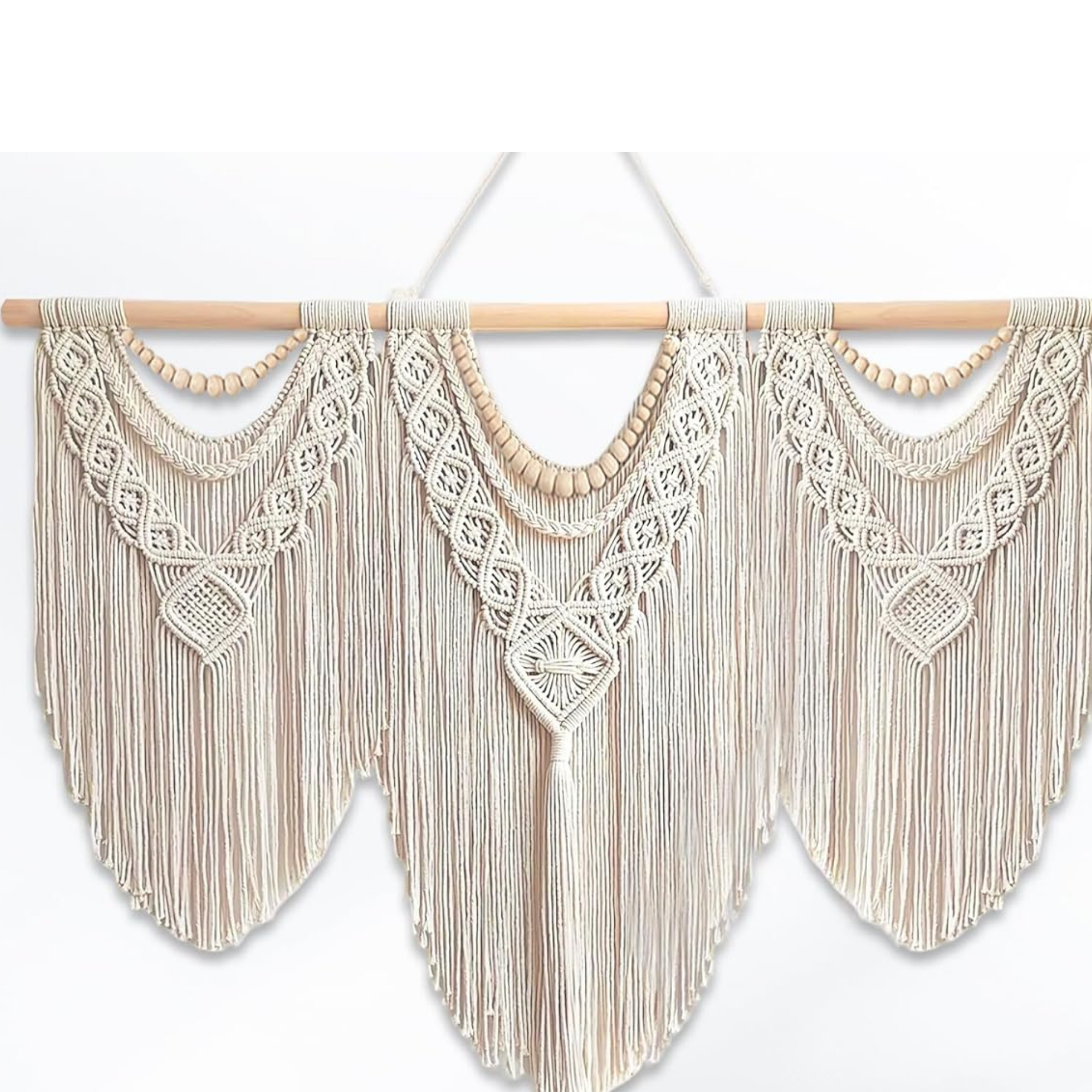 Macrame Wall Hanging Handmade Boho Tapestry