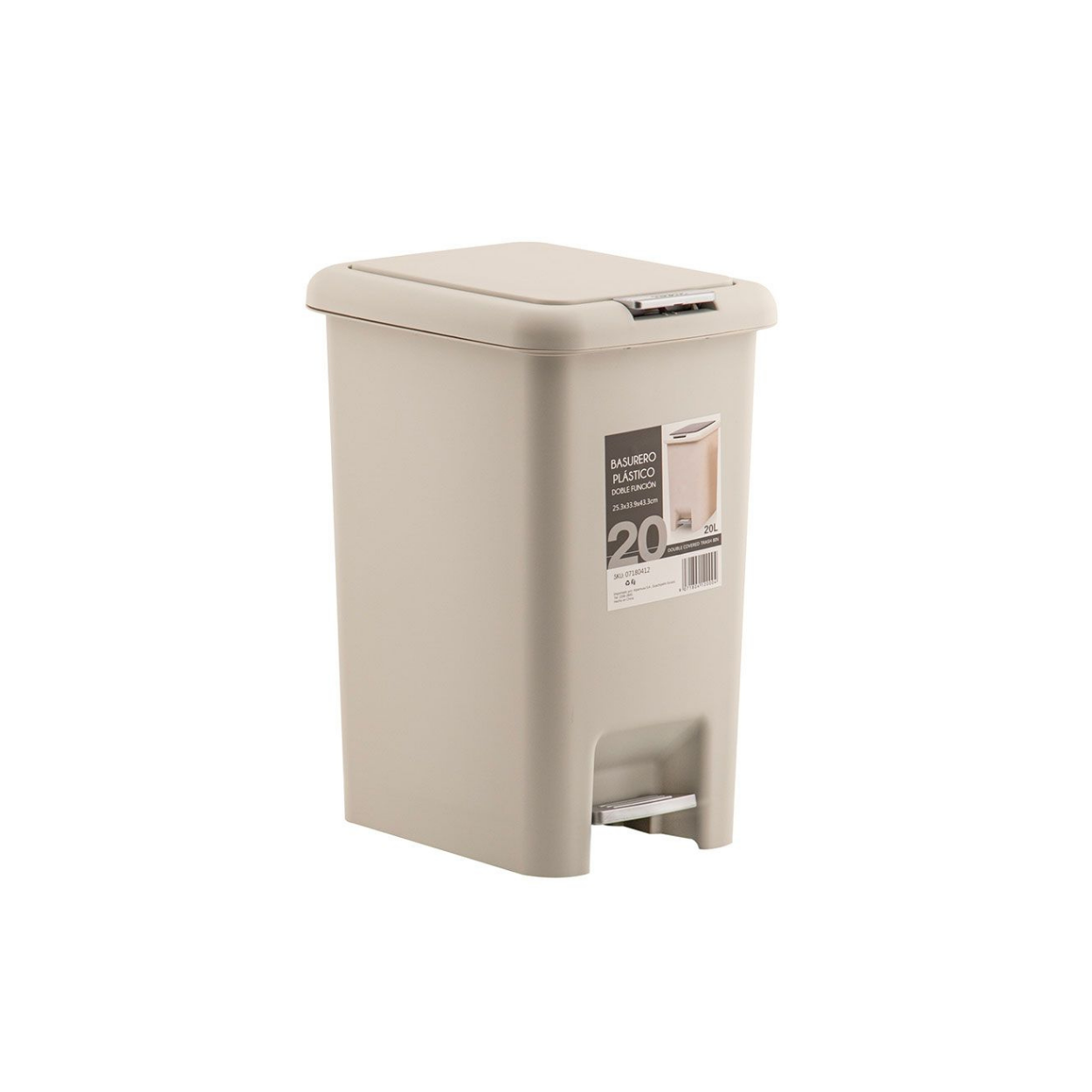 Pedal Trash Can - 20 liters