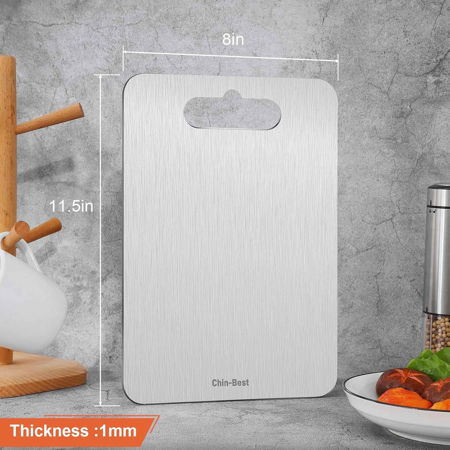 Titanium Cutting Board Small