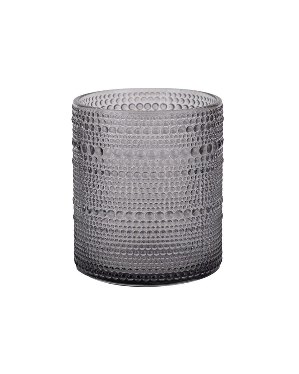 Grey Etched Glass Tumbler 13.5 oz