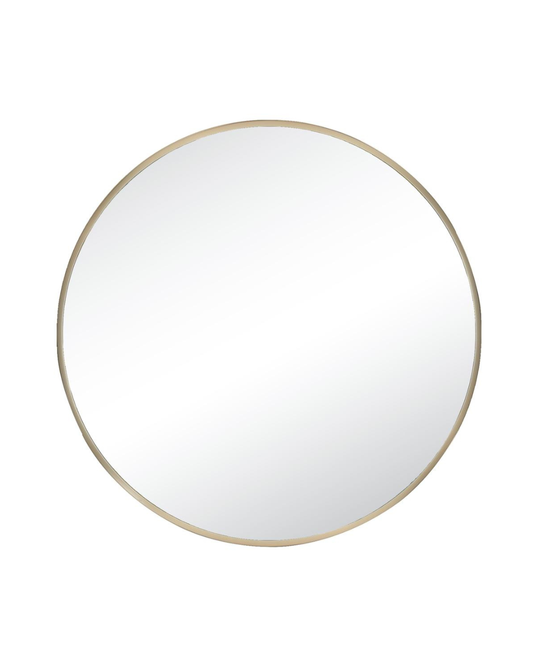 Round Metal Mirror 30" - Black / Gold / Silver