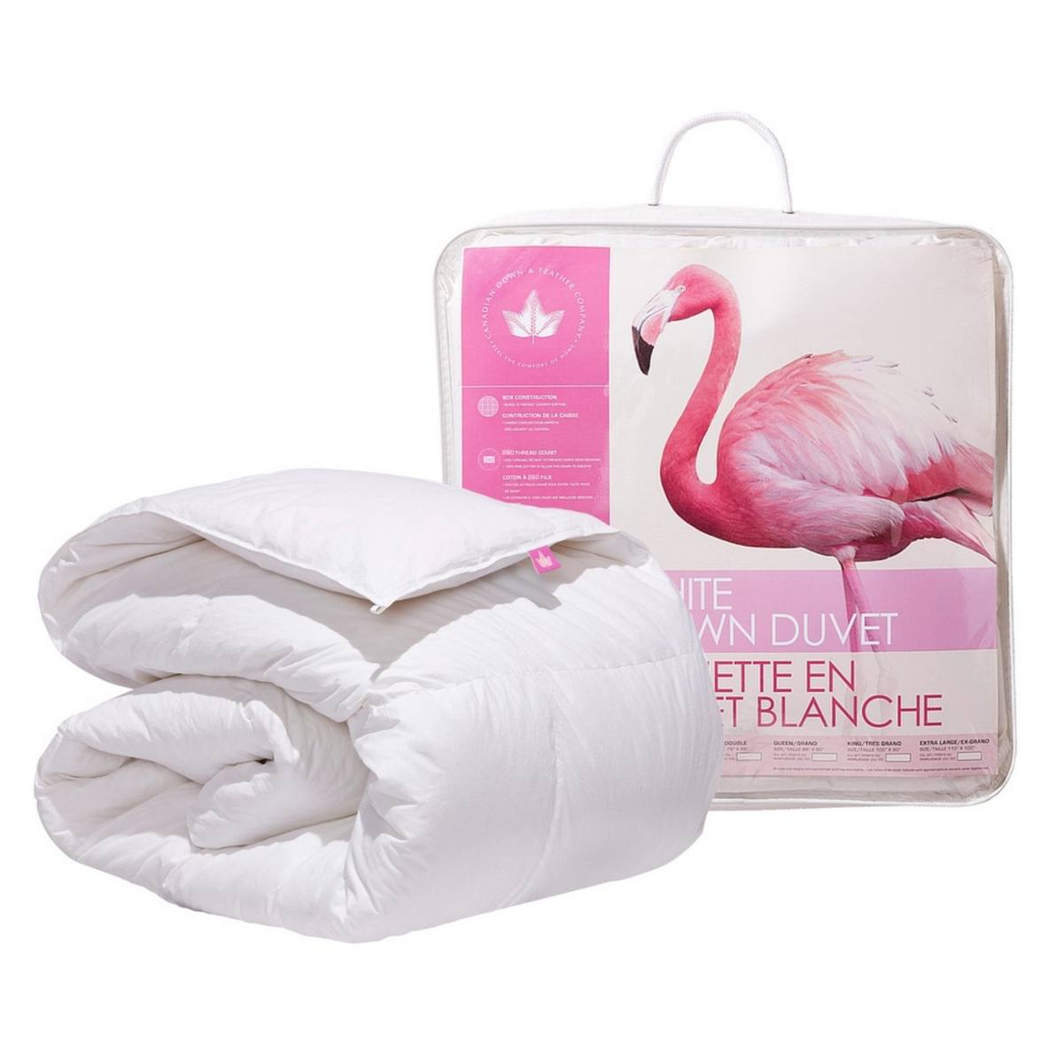 White Down King Duvet: Summer Weight