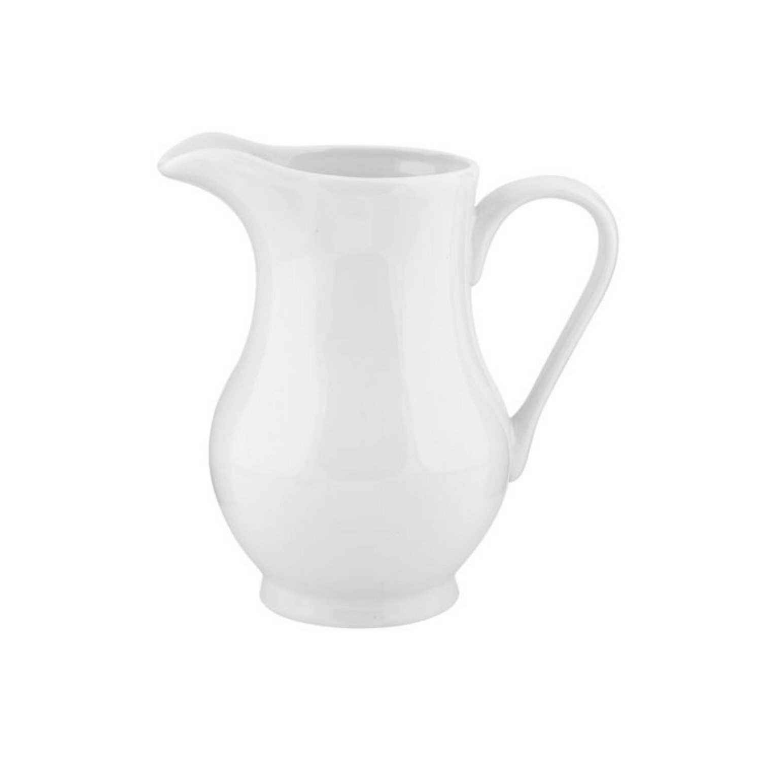 White Porcelain Pitcher - 1.7 liter