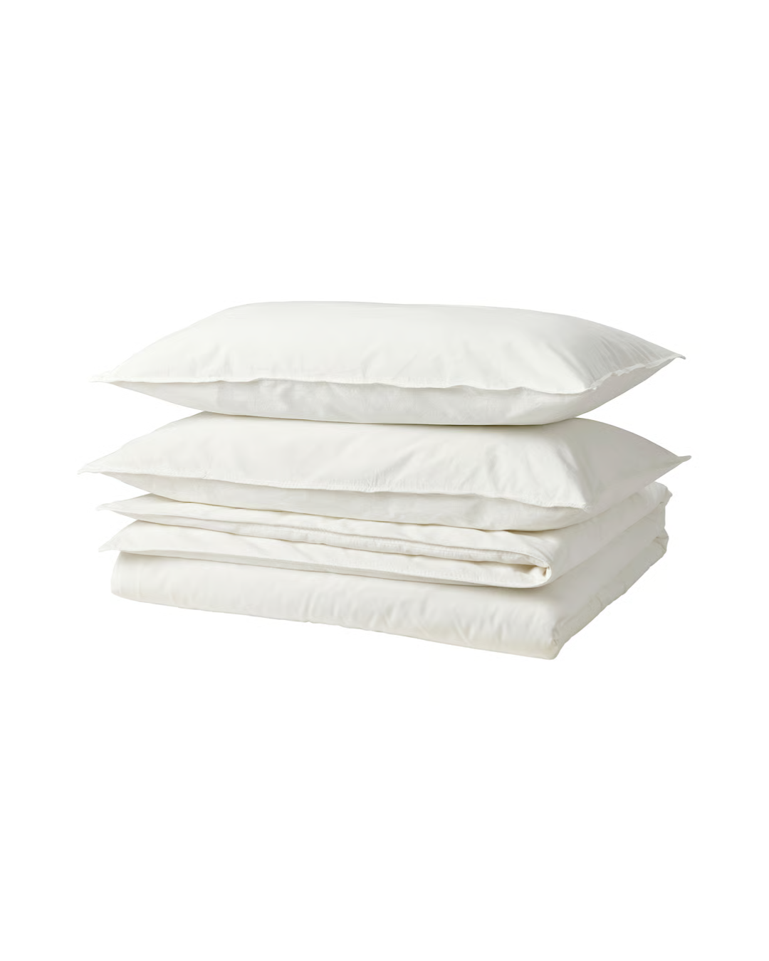 ANGSLILJA Duvet Cover and Pillowcases White, Full/Queen