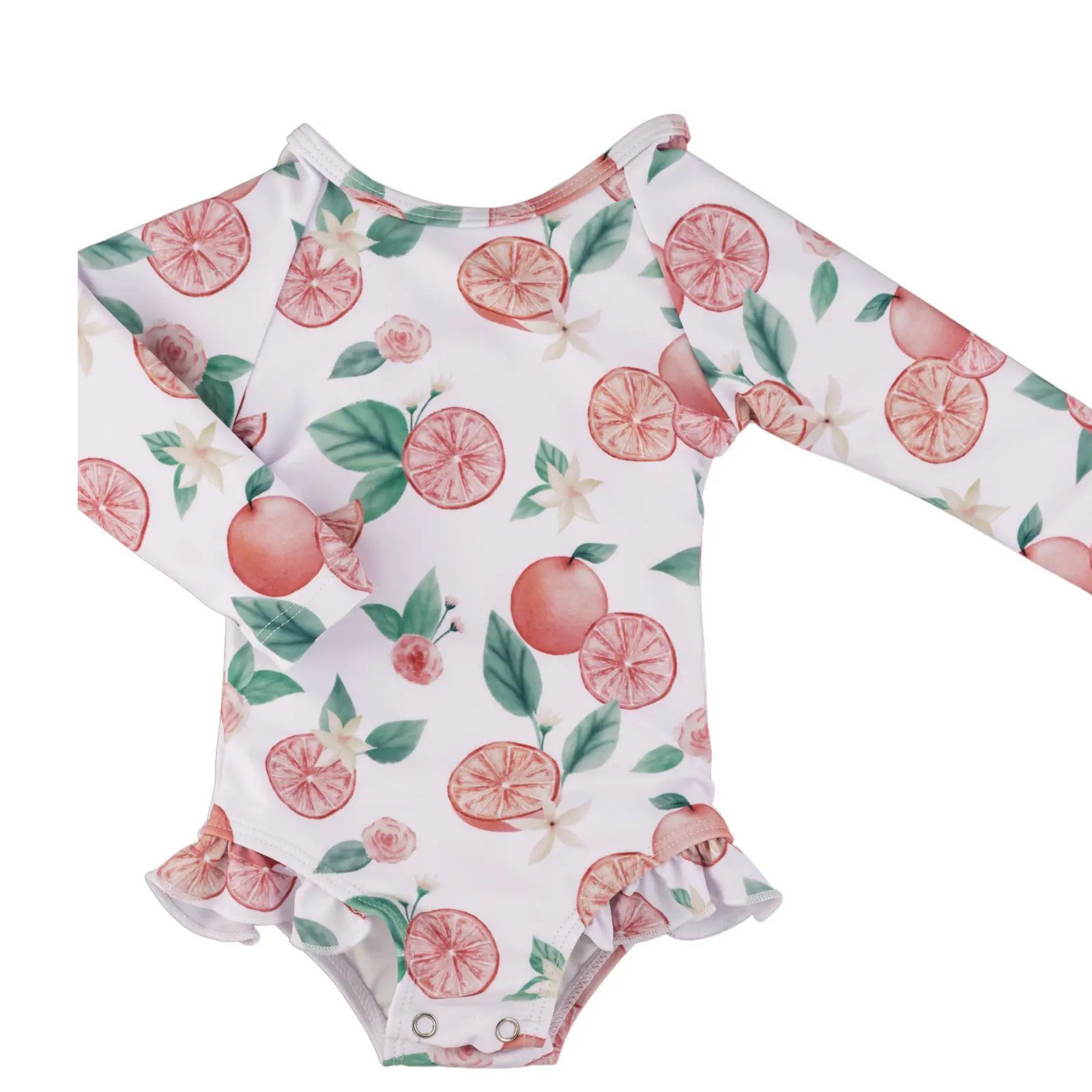 The "Bella" Ruffle Rashguard Suit