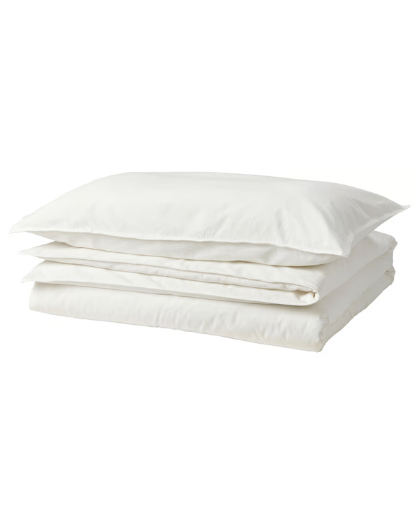 ÄNGSLILJA Duvet Cover and Pillowcases White, Twin
