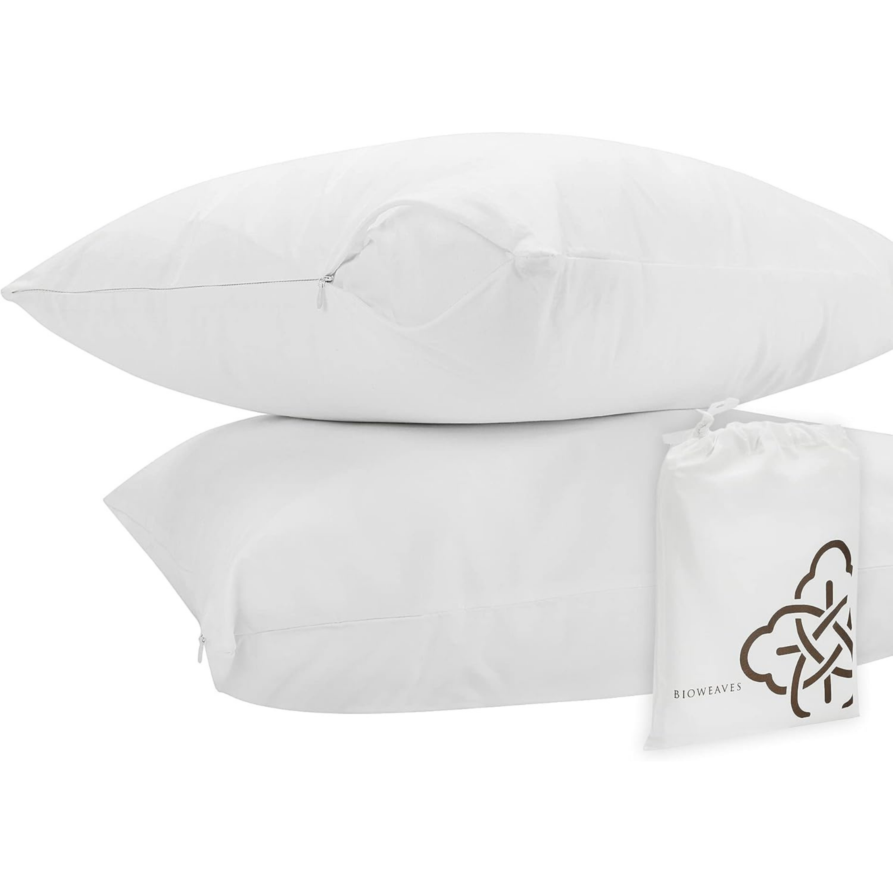 Organic Cotton Pillow Protectors - Standard 2 Pack
