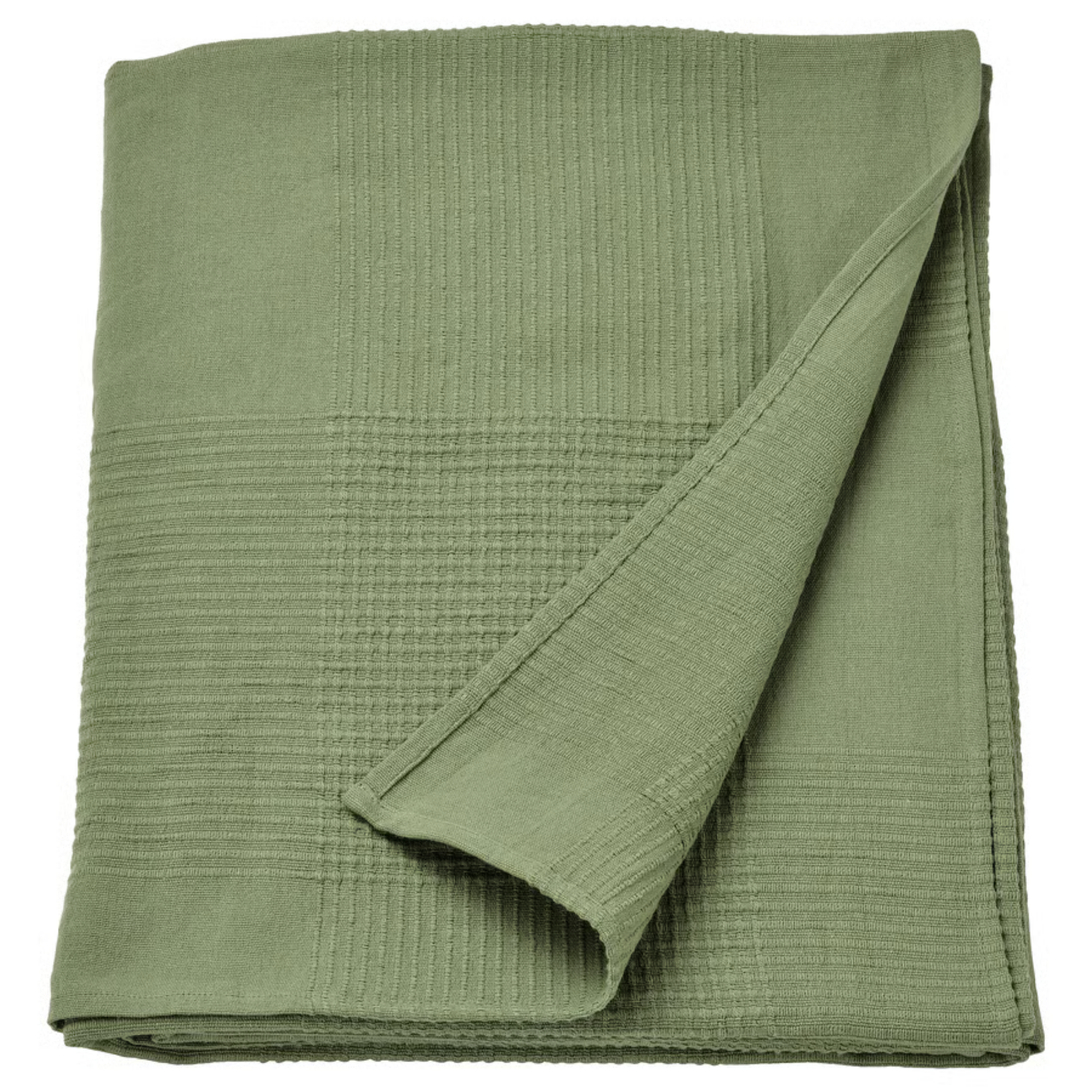 INDIRA Bedspread Grey/Green Twin/Full