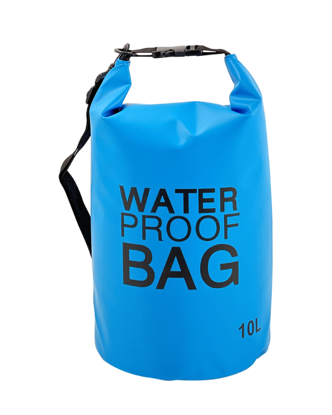 Waterproof Nylon Bag: 10L Blue