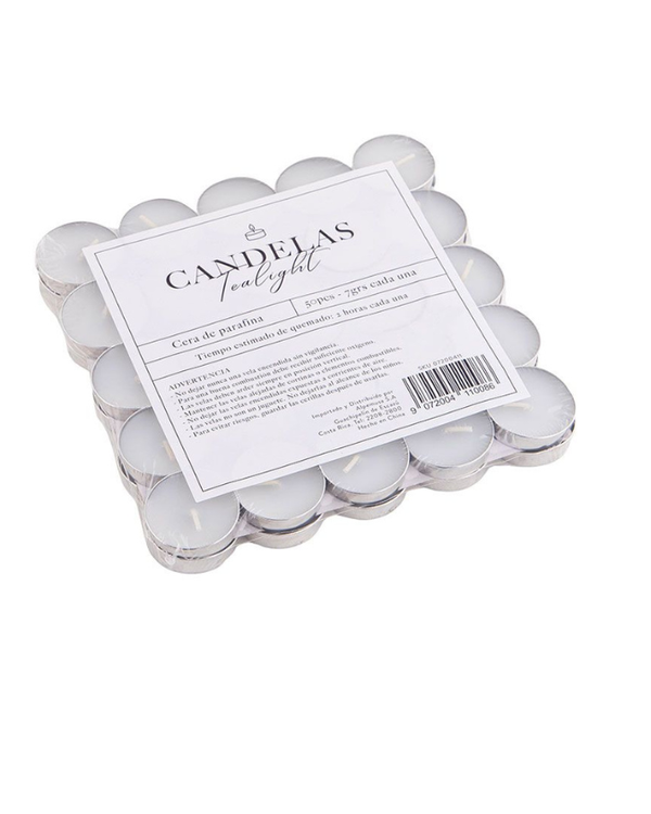 White Tealight - Pack of 50