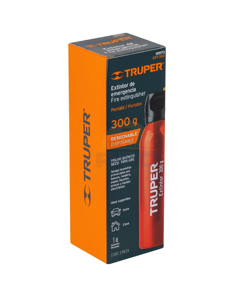 Truper Disposable Portable Fire Extinguisher