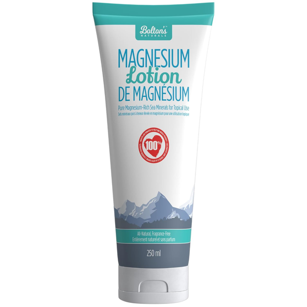 Bolton's Naturals Unscented Lotion Tube with Magnesium - 250ml