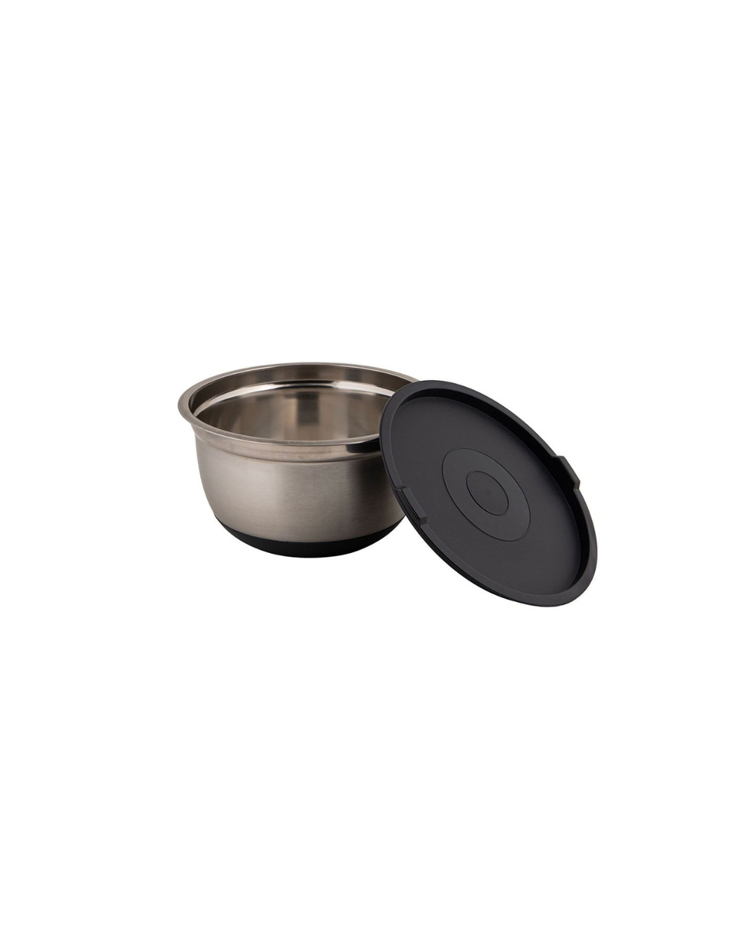 Stainless Steel Non Slip Bowl with Lid: Large
