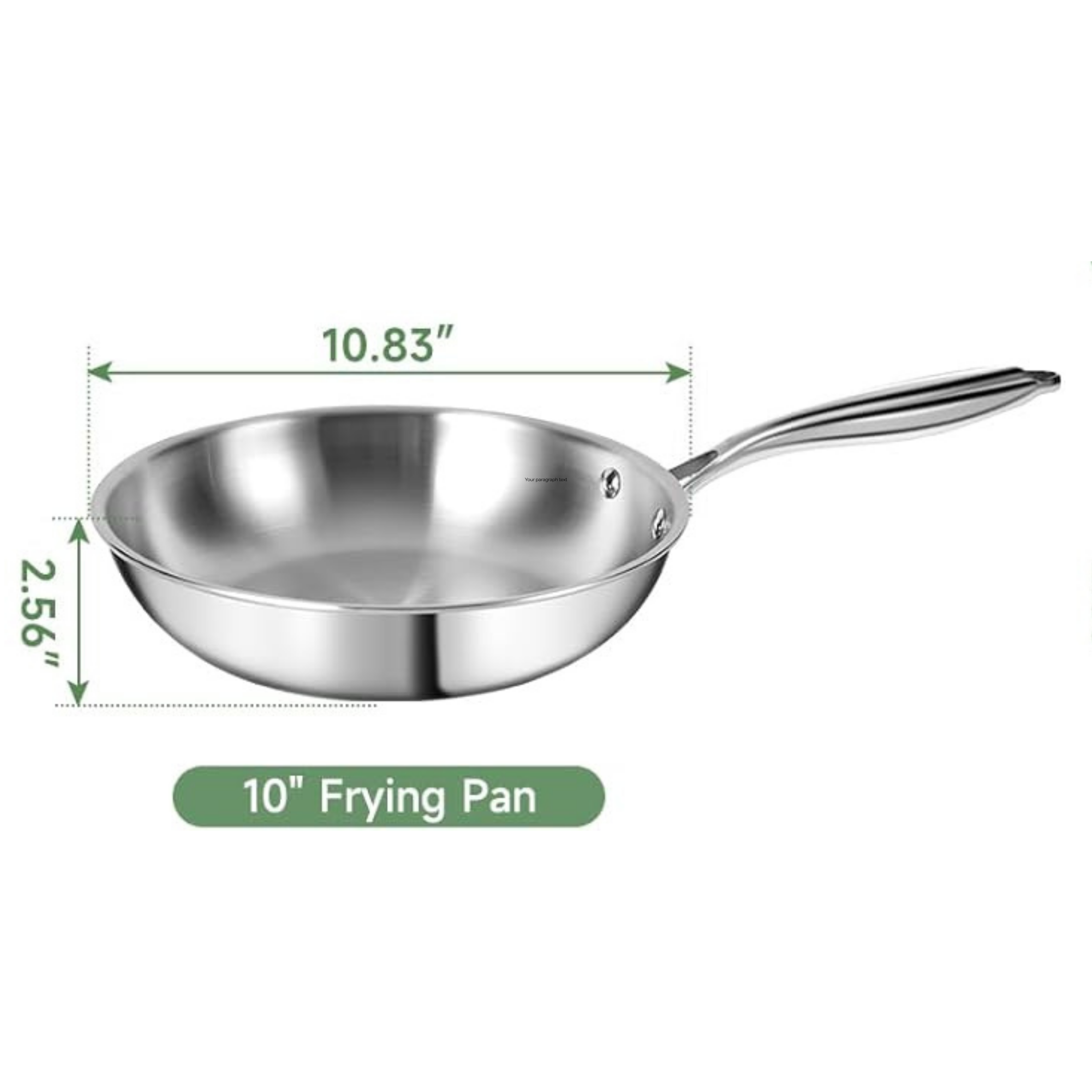 Stainless Steel 10" Frying Pan